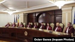Judecătorii Curții Constituționale, imagine de arhivă.
