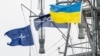 Флаги НАТО и Украины. Иллюстрационное фото