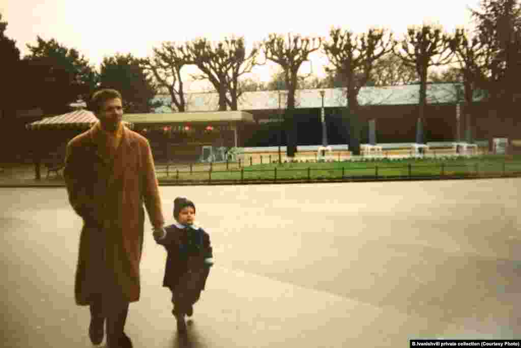 Ivanishvili with one of his sons