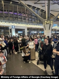 ქართველები მუსკატი-თბილისის რეისზე