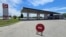 A closed gas station in Yevpatoria, on Ukraine's Russian-occupied Crimean Peninsula on June 11. 