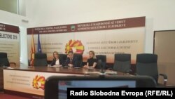 Архивска фотографија- Прес - пресконференција на Државната изборна комисија (ДИК)
