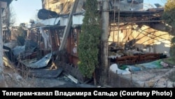 Хорлы ауылы, Херсон облысы, Ресей бақылауындағы Украина аймағы. 1 қаңтар, 2026 жыл. 