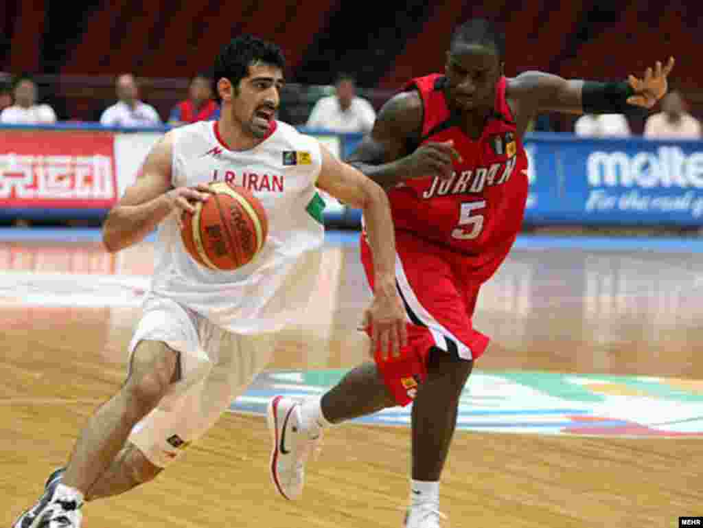  دیدار تیم‌های ملی بسکتبال ایران و اردن