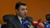 Armenia - Eduard Sharmazanov, the spokesman for the ruling Republican Party of Armenia, at a news conference in Yerevan, 13Apr2016.