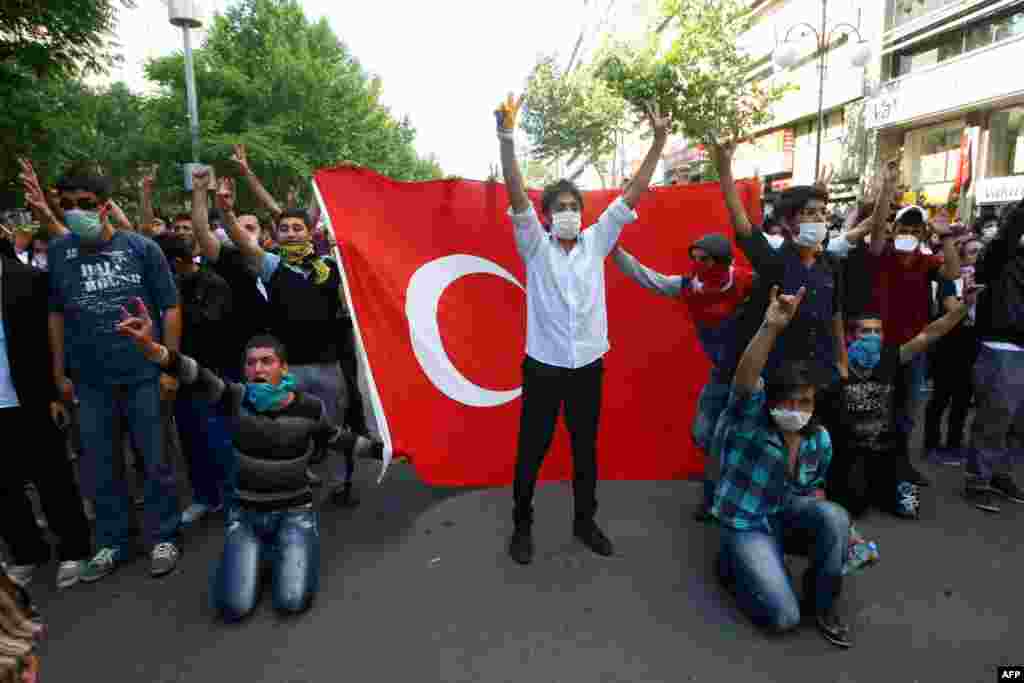 Ankara, 3. juni 2013. Foto: AFP / Adem Altan 