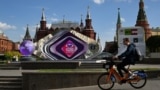 “Интервидение” сынагына байланыштуу жарнактардын бири. Москва. 