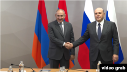 Հայաստանի և Ռուսաստանի վարչապետներ Նիկոլ Փաշինյան և Միխայիլ Միշուստին, արխիվ
