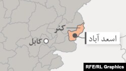 ولایت کنر در نقشه افغانستان 