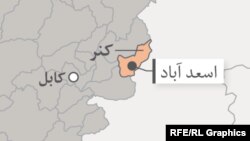 ولایت کنر در نقشه افغانستان