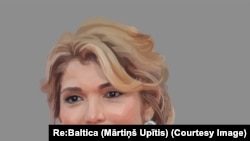 Gulnara Karimova-nın portreti