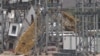 SERBIA - BELGRADE - SAVA BRIDGE - CRANE COLLAPSE