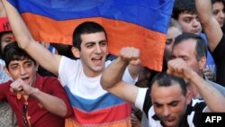 Армения - Еревандагы нааразылык акциядан, 25-июнь, 2015.