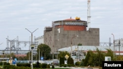 A view of the Zaporizhzhya nuclear power plant 