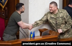 Генерал-лейтенант Залужний і президент Зеленський у липні 2022-го