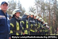 Спасатели Донецкой области тренировались в лесах под Лиманом