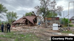 Газдан жарылған үй. Алматы облысы, Іле ауданы, Екпінді ауылы. Суретті үйдің иесі Самат Жайылханов Азаттыққа жіберді. 