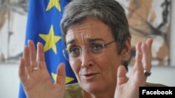 Ulrike Lunacek, zëvendës presidente e Parlamentit Evropian dhe njëkohësisht raportuese për Kosovën