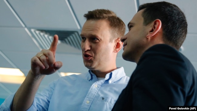 Алексей Навальный и Илья Яшин