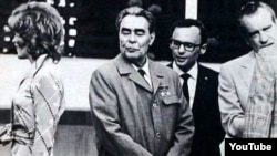 Leonid Brejnev ABŞ prezidenti Niksonun qəbulunda - 1973