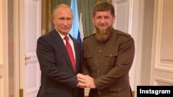 Рамзан Кадыров менен Владимир Путин 