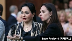 Vesna Medenica (lijevo), koja je na poziciji predsjednice Vrhovnog suda Crne Gore posljednjih deset godina, nije komentarisala ocjene tijela Savjeta Evrope.