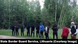 Мигранти уапсени на границата меѓу Белорусија и Литванија
