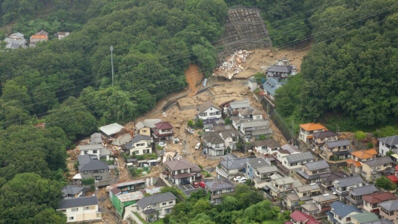 ده‌ها تن در اثر باران‌های شدید و سیلاب در جاپان هلاک شده‌اند