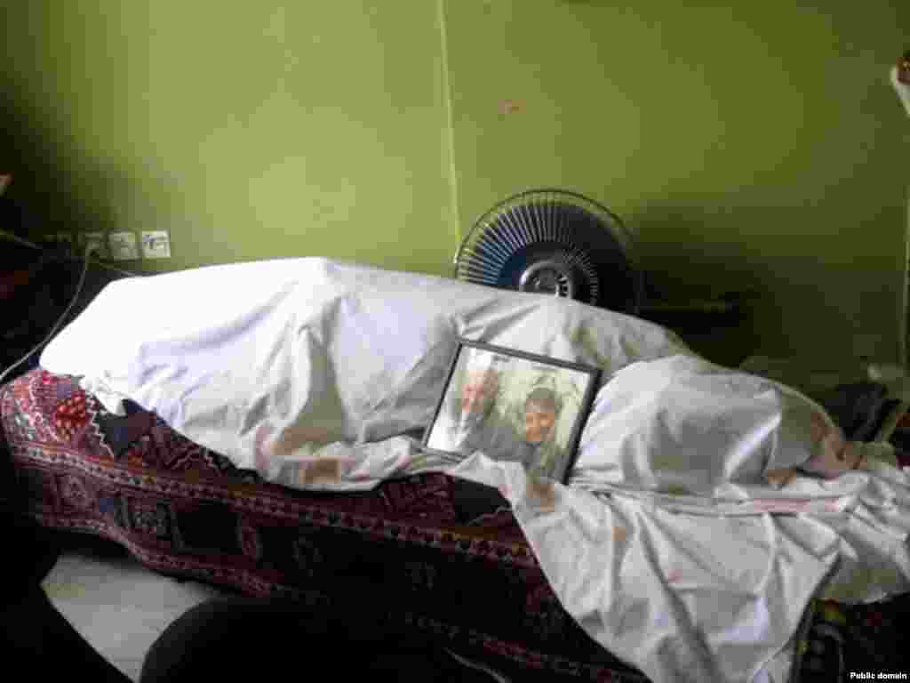 جنازه هاله سحابی در منزلش