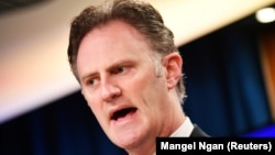 Former US ambassador-at-large and coordinator for counterterrorism Nathan Sales (file photo)