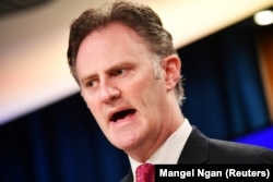 Former US ambassador-at-large and coordinator for counterterrorism Nathan Sales (file photo)