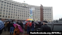 Івано-франківці вийшли на страйк, 13 лютого 2014
