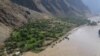 Tajikistan -- Floods in Badakhshan region, 13Jul2017