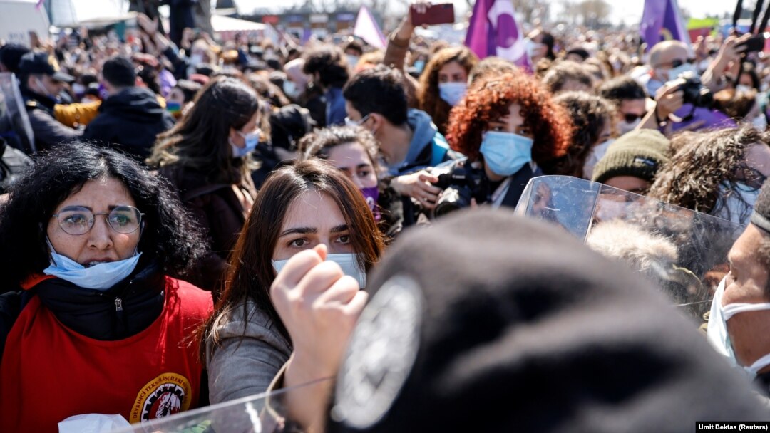 Protesti u Istanbulu 27. marta 2021. 