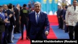 Касым-Жомарт Токаев на церемонии инаугурации. Нур-Султан, 12 июня 2019 года.
