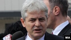 Лидерот на ДУИ Али Ахмети