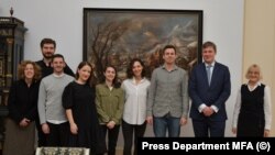 Foreign Minister of the Czech Republic Tomas Petricek welcomed the 2019-2020 Vaclav Havel&Jiri Dienstbier Journalism Fellow