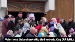 Предстоятель Православної церкви України митрополит Епіфаній у Рівному, 7 квітня 2019 року