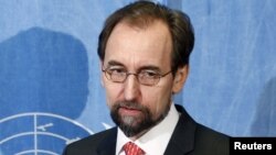 Верховный комиссар ООН по правам человека Зейд Раад аль-Хуссейн. 