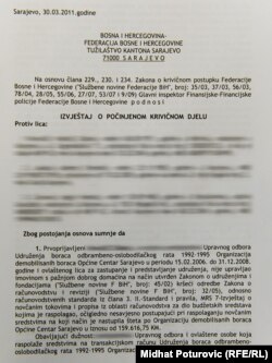 Jedna od krivičnih prijava zbog malverzacija u boračkim organizacijama