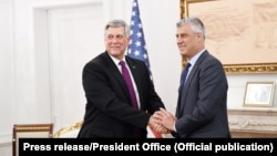 Presidenti i Kosovës, Hashim Thaçi ka takuar të premten ambasadorin amerikan në Prishtinë, Philip Kosnett.