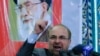 Iran -- Tehran Mayor and presidential candidate Mohammad Baqer Qalibaf speaks during an election campaign rally in Jame mosque in the city of Varamin, May 14, 2017