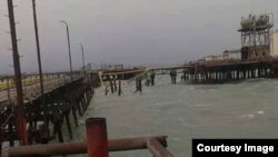 Qəza baş verən estakada