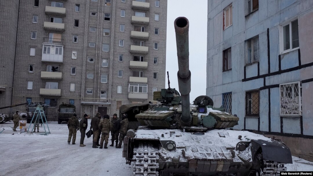 Танк в Авдеевке