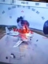RUSSIA – Screenshot from the video of the Security Service of Ukraine's strikes on Russian strategic aviation aircraft at the Belaya airfield in the Irkutsk region bordering Mongolia. June 1, 2025