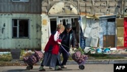 Первомайск Луганской области, сентябрь 2014 года