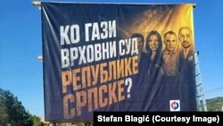 Ponovo postavljen bilbord koji je uklonjen sa privatnog zemljišta