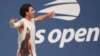 Иван Иванов ликува на финала на US Open при юношите, който спечели срещу сънародника си Александър Василев, 6 септември 2025 г.