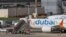 Passengers board a flydubai flight, bound for Dubai, before taking off from Ben Gurion Airport near Tel Aviv on September 30, 2026.