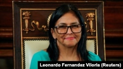 Делси Родригес принимает участие в церемонии приведения к присяге в качестве временного президента Венесуэлы, Каракас, Венесуэла, 5 января 2026 года